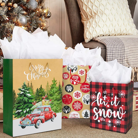 Funny Christmas Gift Bags - Set of 6: Christmas Gifts