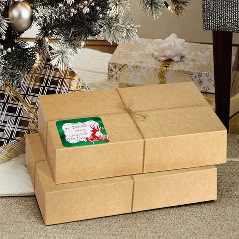 12 Kraft Extra Large Gift Wrap Boxes Bulk with Lids, 12 Tissue paper a –  Party Funny