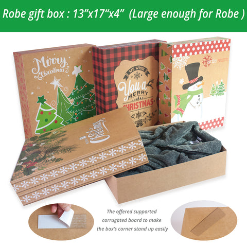 Yeaqee 50 Pcs Assorted Christmas Shirt Boxes Kraft Christmas Gift Boxes  with Lids Christmas Boxes for Clothes Shirts Christmas New Year Winter 14.2  x 9.4 x 1.8 Inches(Buffalo Plaid) Auction